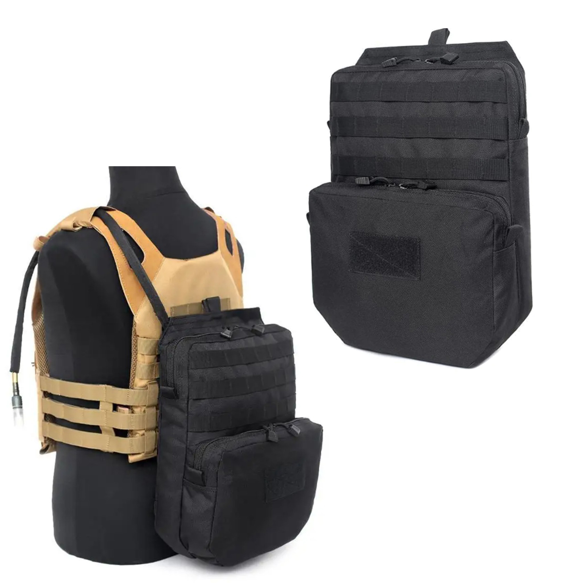 Hydration Vest - Tas Molle luar ruangan, ransel hidrasi