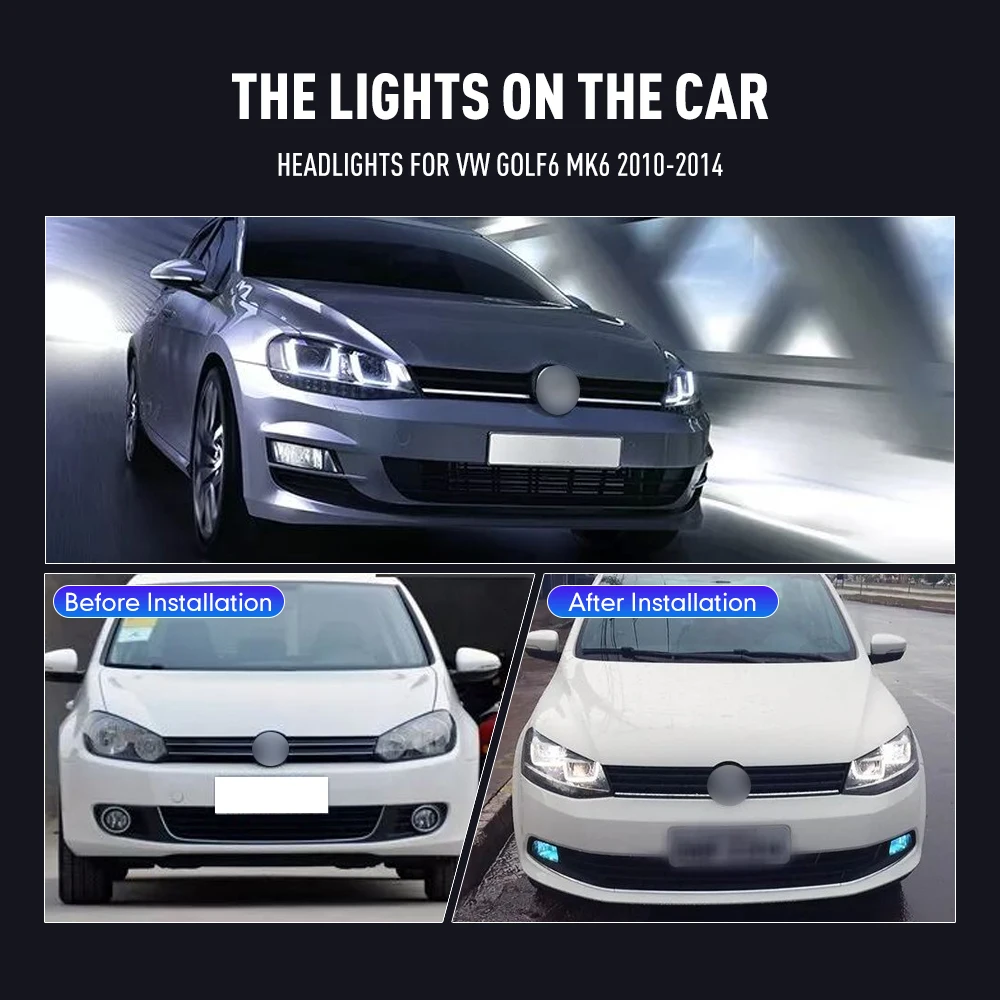 Running Headlamp - 2 Buah Lampu Depan Mobil untuk