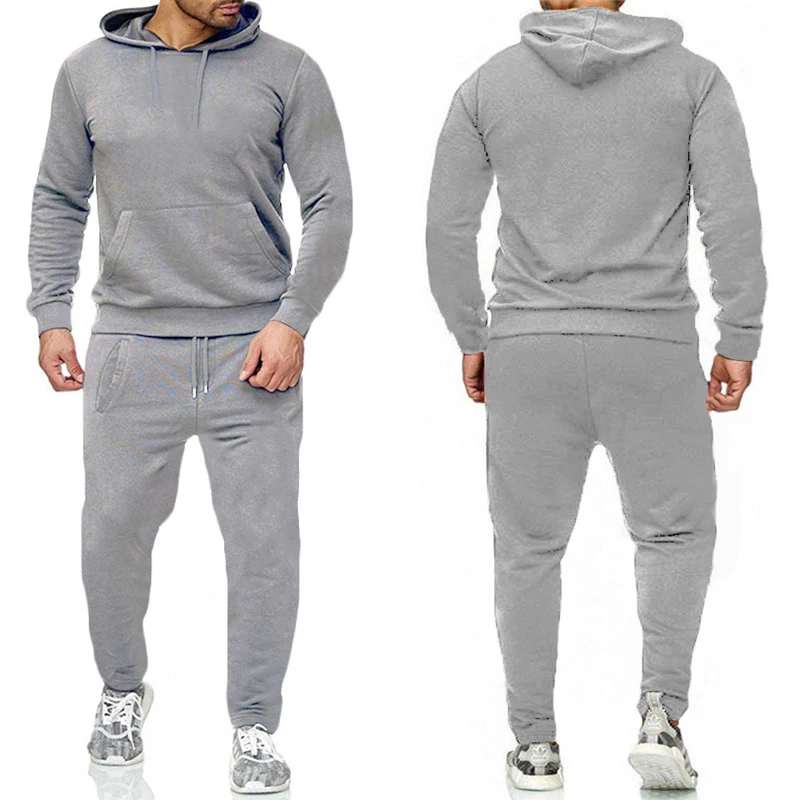 Joggers Pants - Setelan Olahraga Pria Klasik Warna Solid,