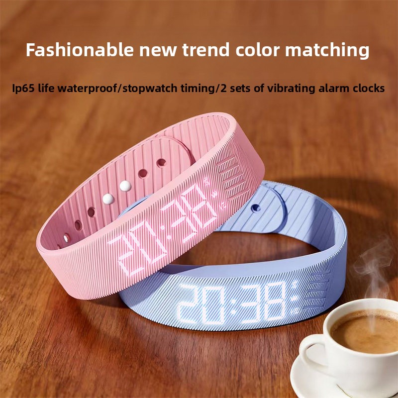 Running Watch - Jam Alarm Digital LED dengan Gelang