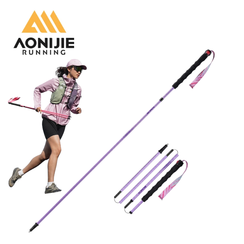 Trekking Pole Carbon - E4250 AONIJIE Tongkat Lari Trail Serat