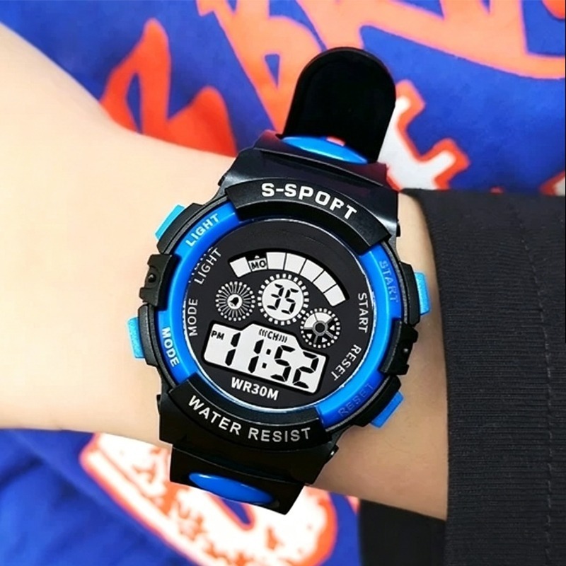 Running Watch - Jam Tangan Elektronik Anak Laki-laki Tahan