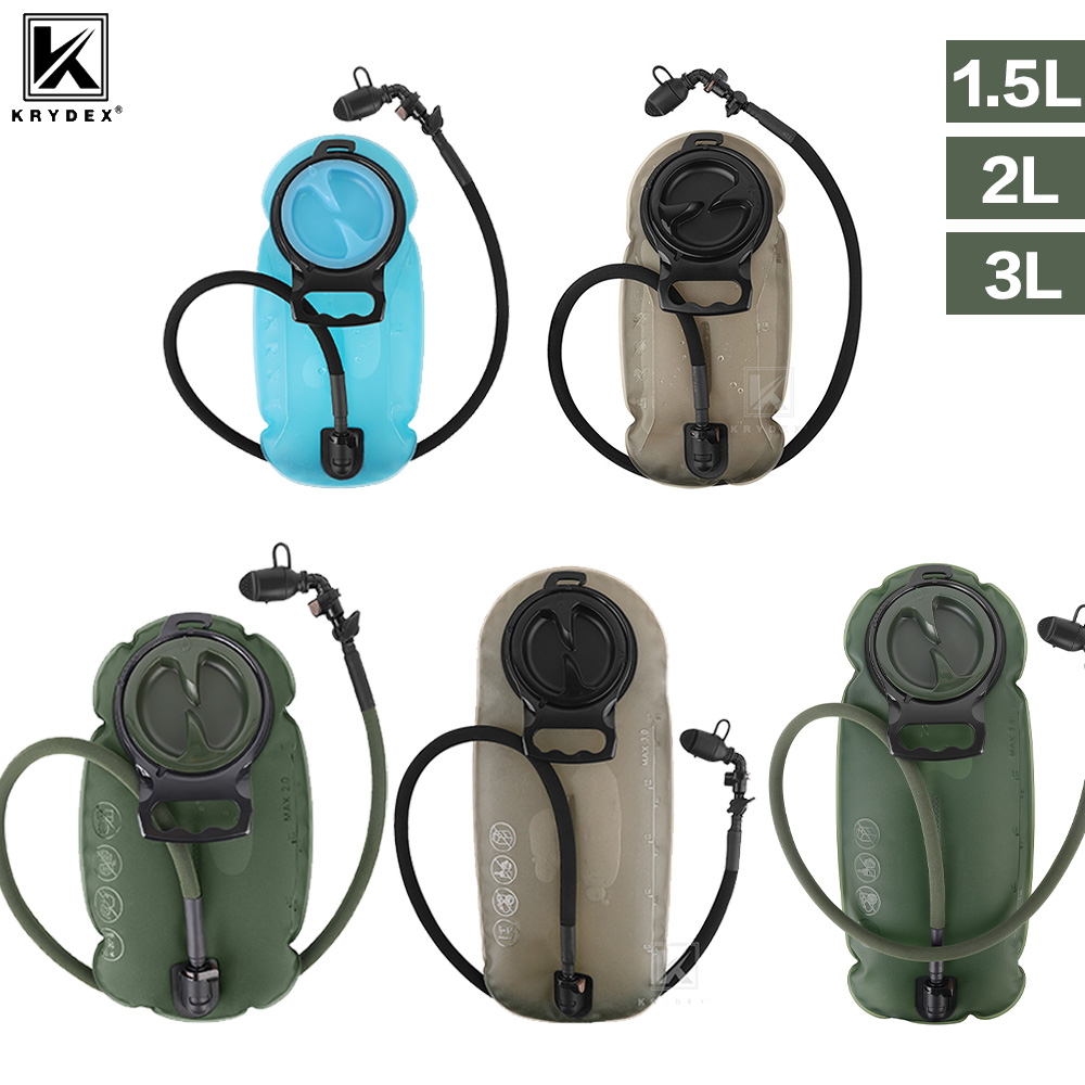 Hydration Vest - KRYDEX Tactical, Kantung Air 1,5L, 2L,