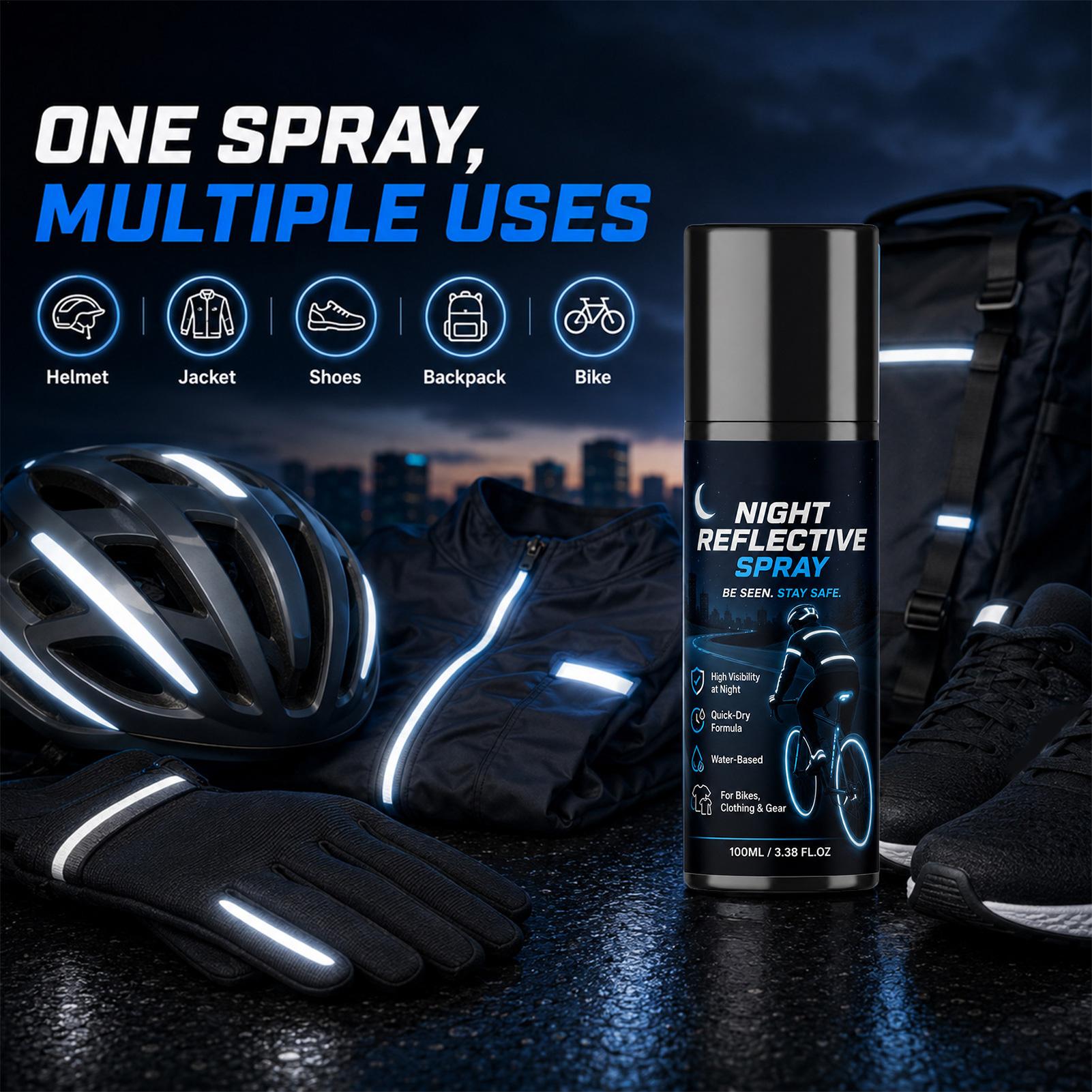 Semprotan Reflektif Malam 100m - Running Visibility Gear ulasan dan harga