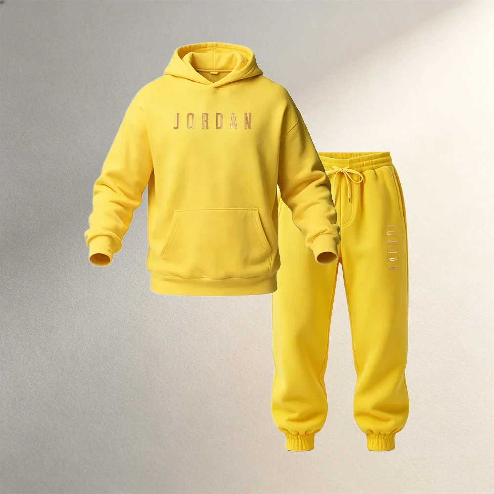 Pakaian Pria 2 Potong Hoodie P - Joggers Pants ulasan dan harga