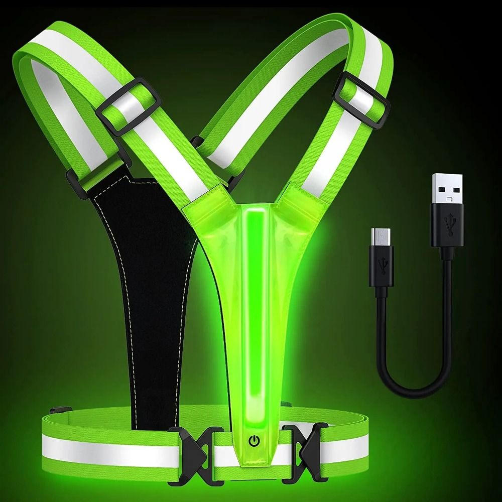Rompi Reflektif LED yang Dapat - Running Visibility Gear ulasan dan harga