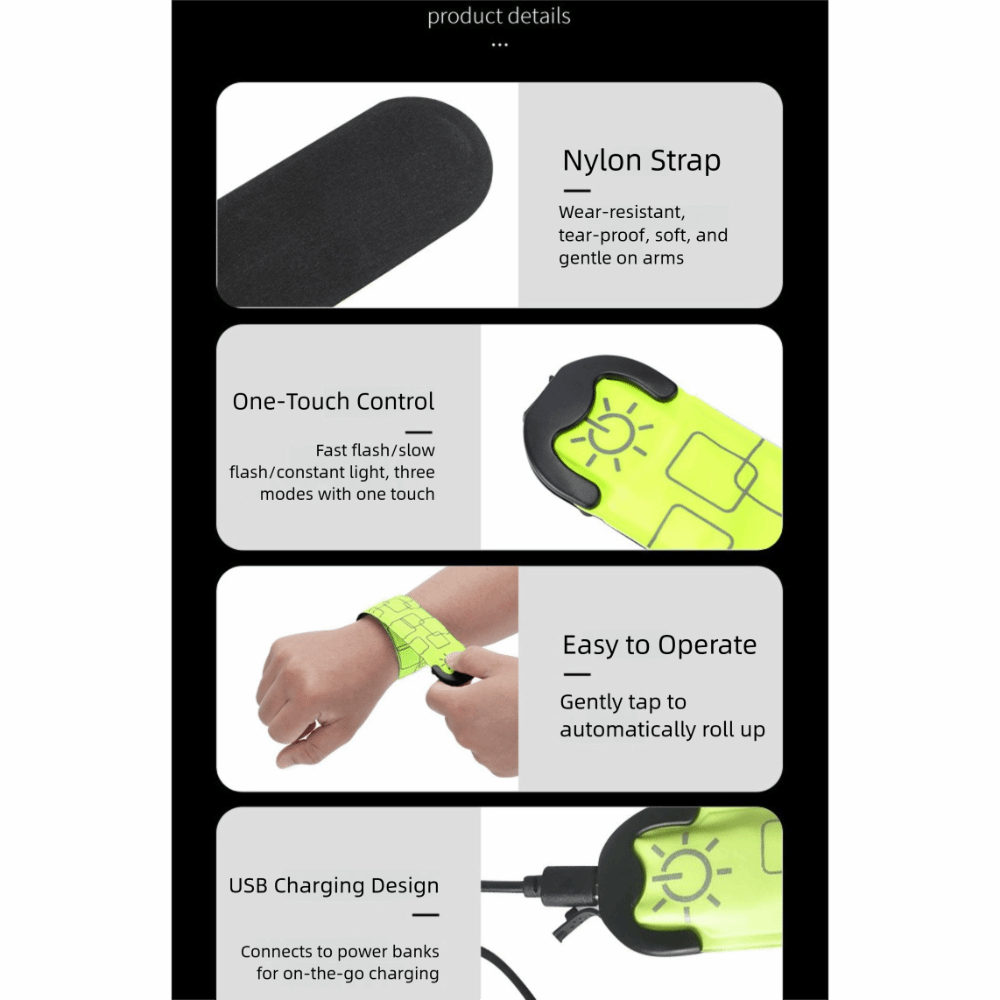Lengan Lari Malam dengan Bater - Running Visibility Gear ulasan dan harga