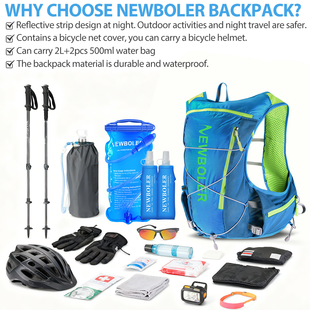 NEWBOLER Rompi Hidrasi Lari, T - Hydration Vest ulasan dan harga
