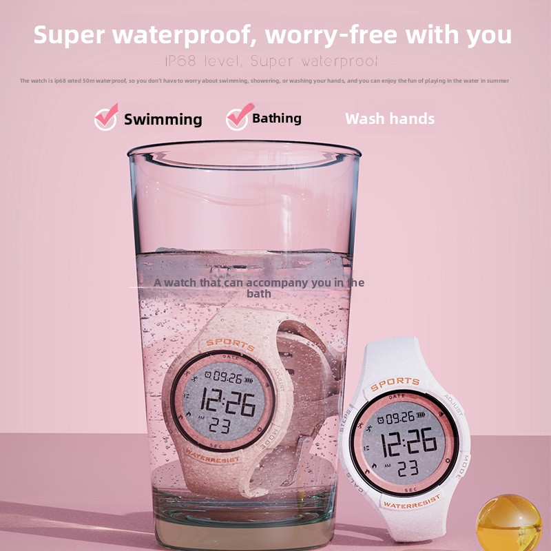 Jam Tangan LED Silikon Tahan A - Running Watch ulasan dan harga