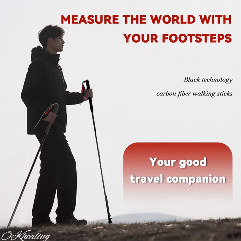 OKHEALING 110g Tongkat Trekkin - Trekking Pole Carbon ulasan dan harga