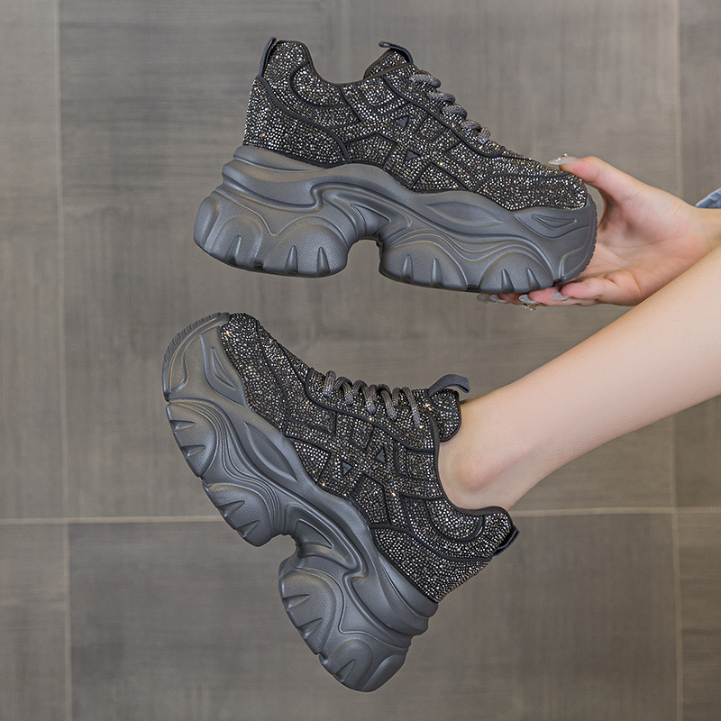 Sepatu Sneakers Wanita Bertali - Running Shoes Women ulasan dan harga