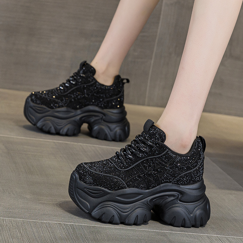 Sepatu Sneakers Wanita Bertali - Running Shoes Women ulasan dan harga