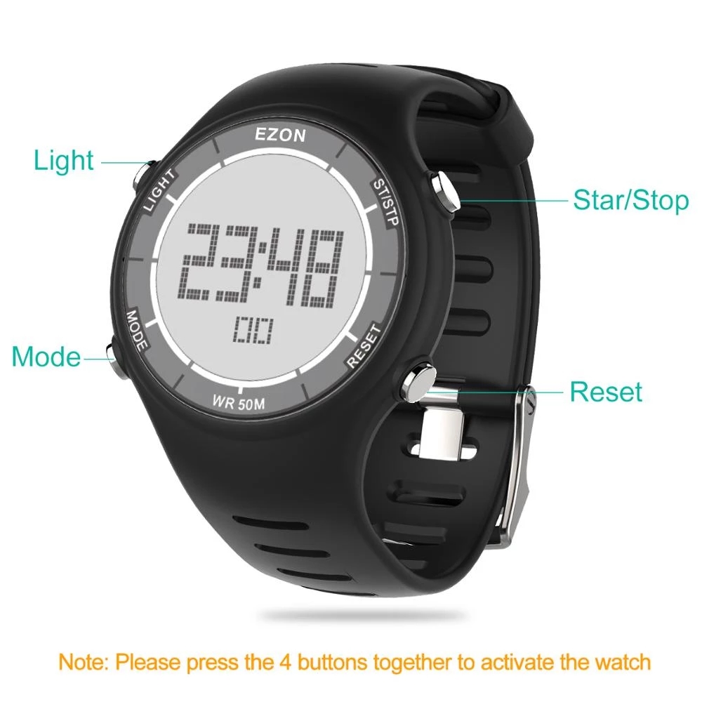 EZON Jam Tangan Olahraga Digit - Running Watch ulasan dan harga