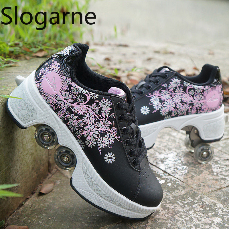Sepatu Roda Deformasi 4 Roda W - Running Shoes Men ulasan dan harga