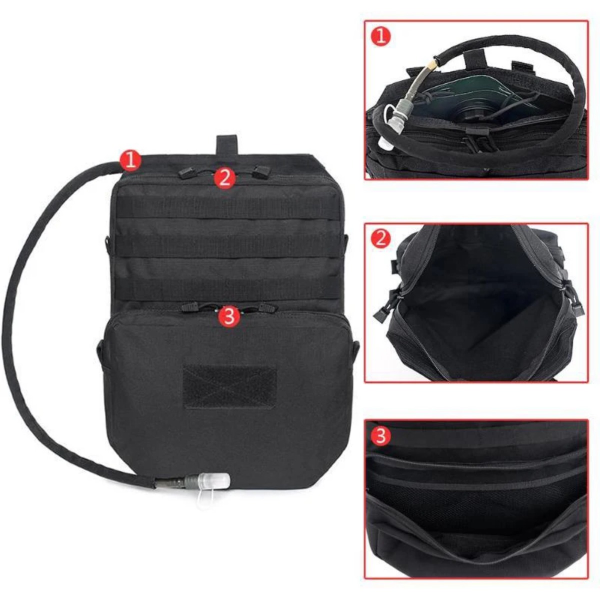 Tas Molle luar ruangan, ransel - Hydration Vest ulasan dan harga