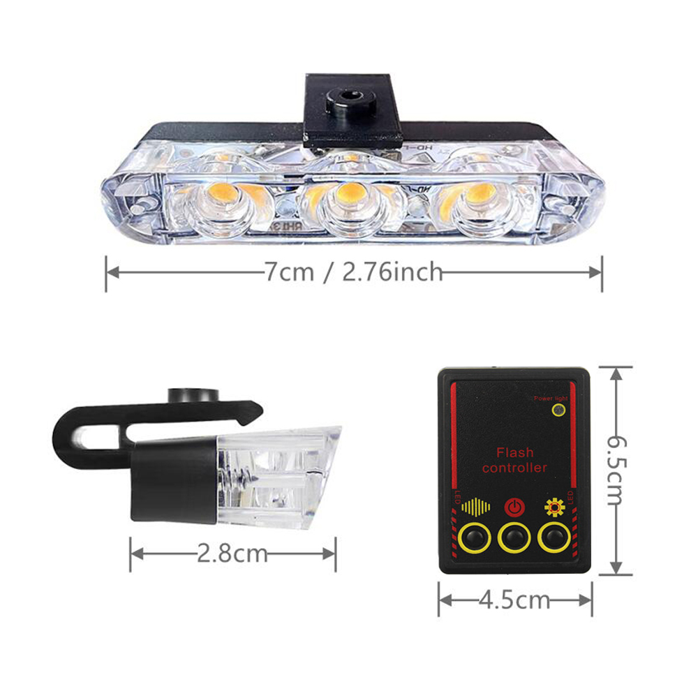 Lampu Strobo Gril Mobil 12V 4x - Running Headlamp ulasan dan harga