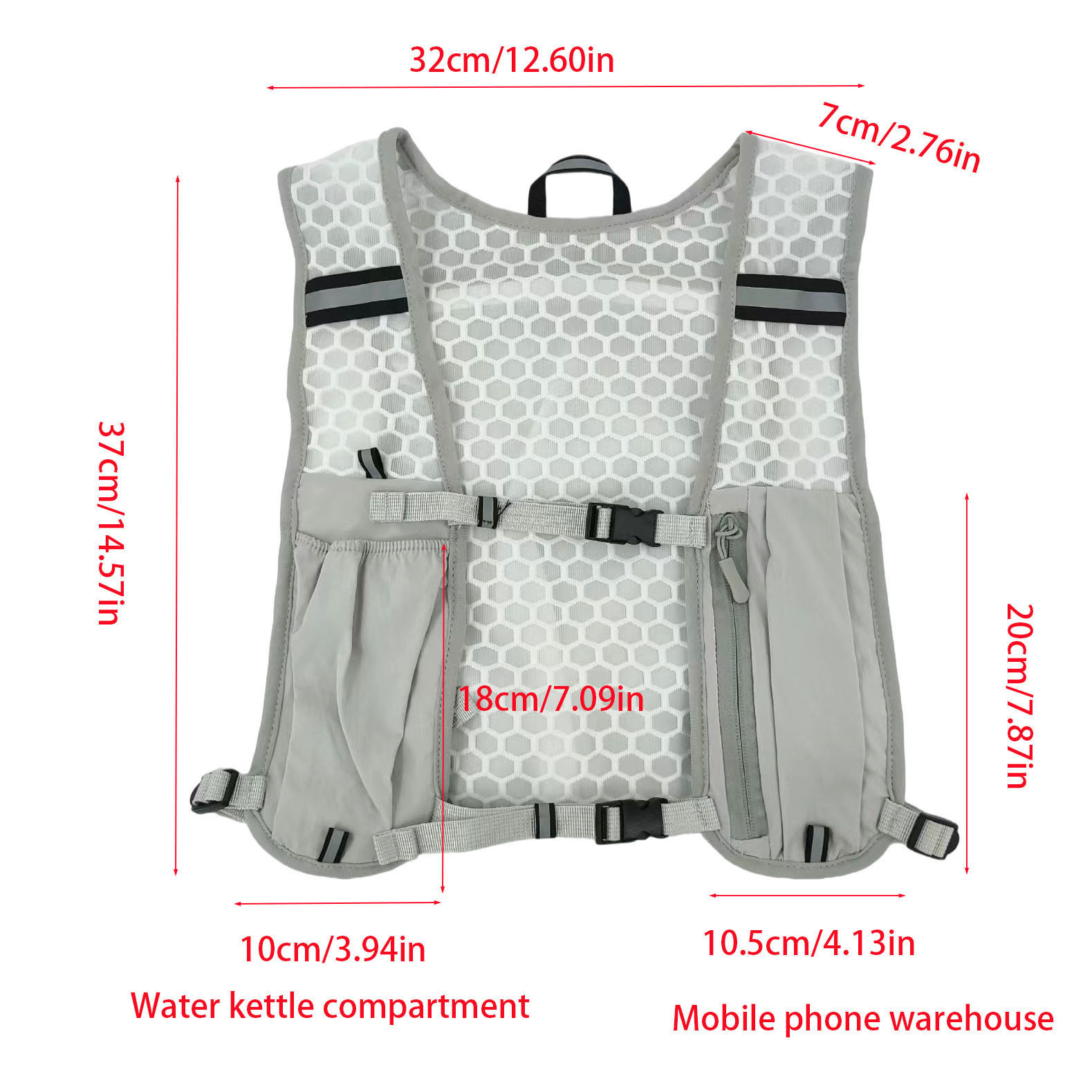Rompi Lari Unisex Tahan Air da - Hydration Vest ulasan dan harga