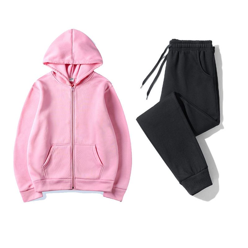 Setelan Hoodie Setengah Reslet - Joggers Pants ulasan dan harga