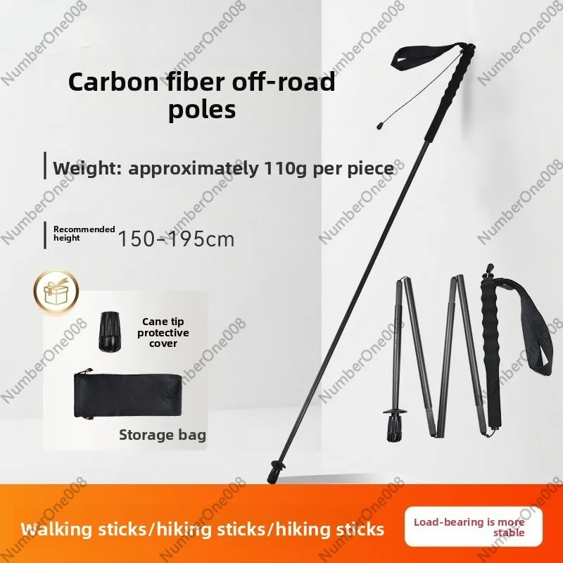 Tongkat Trekking Lipat Serat K - Trekking Pole Carbon ulasan dan harga