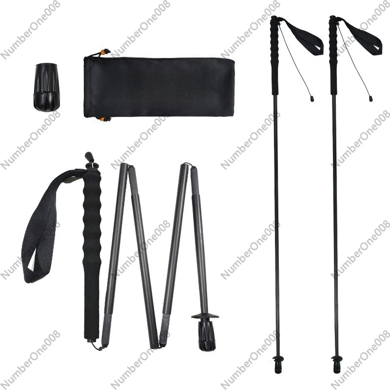 Tongkat Trekking Lipat Serat K - Trekking Pole Carbon ulasan dan harga