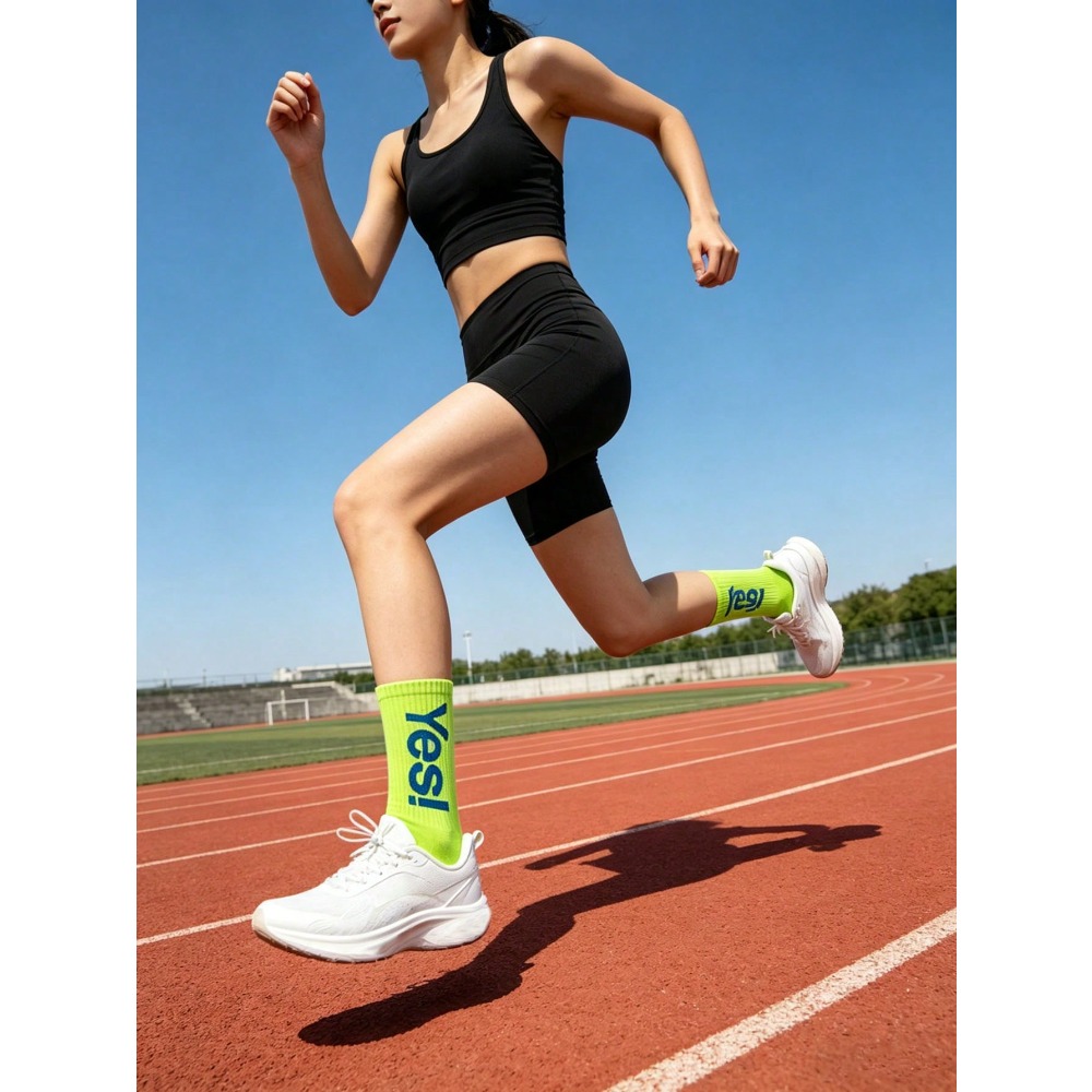 1/4 Pasang Kaus Kaki Bermotif  - Sports Socks ulasan dan harga