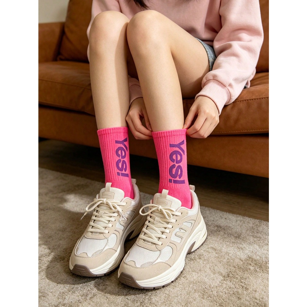 1/4 Pasang Kaus Kaki Bermotif  - Sports Socks ulasan dan harga