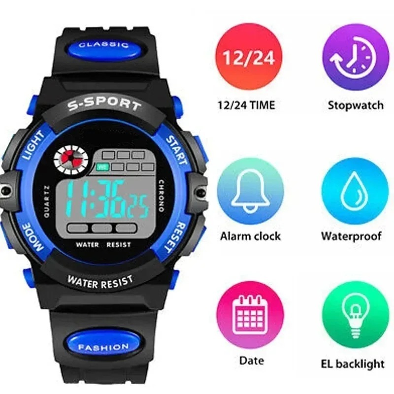 Jam Tangan Elektronik Anak Lak - Running Watch ulasan dan harga
