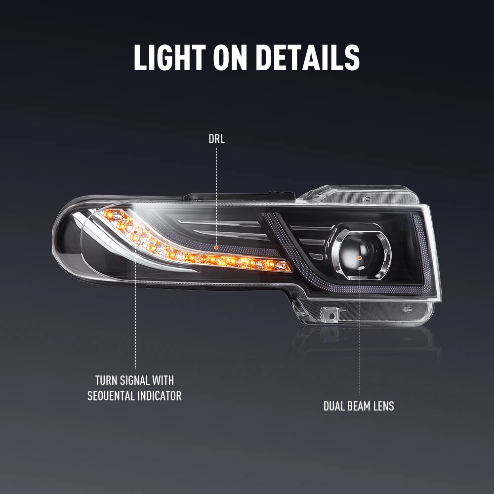 2 Buah Lampu Depan Mobil untuk - Running Headlamp ulasan dan harga