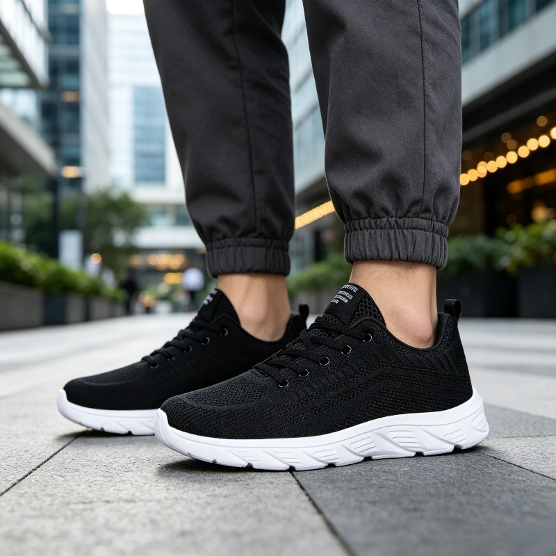 Sepatu kets rajut pria yang ny - Running Shoes Men ulasan dan harga